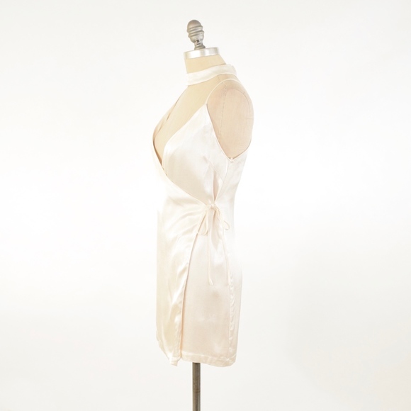 NWOT Endless Rose Satin Slip Dress - Picture 6 of 8